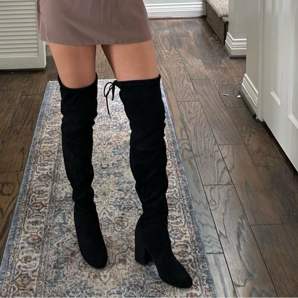 Steve Madden Suede Over The Knee Boots
